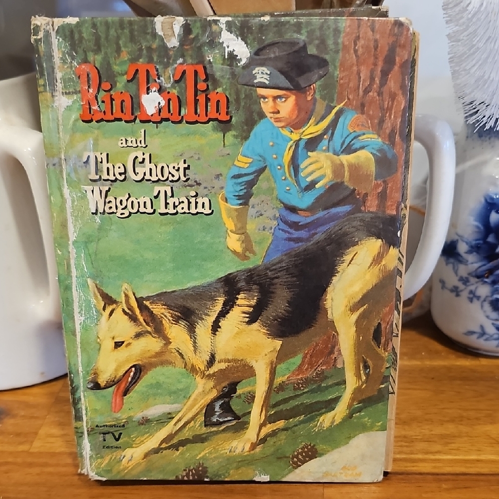 Rin Tin Tin and The Ghost Wagon Train - Classic Kids Book 1960s